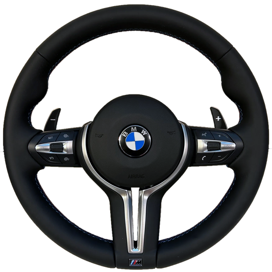 BMW X1 X2 X3 X4 X5 X6 F48 F39 F25 F26 F15 F16 F85 M STYLE PADDLE STEERING WHEEL AND AIRBAG